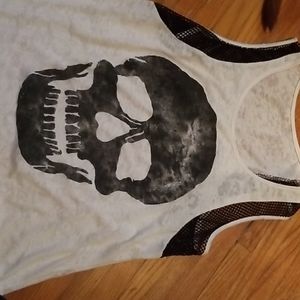 Skull tank top shirt